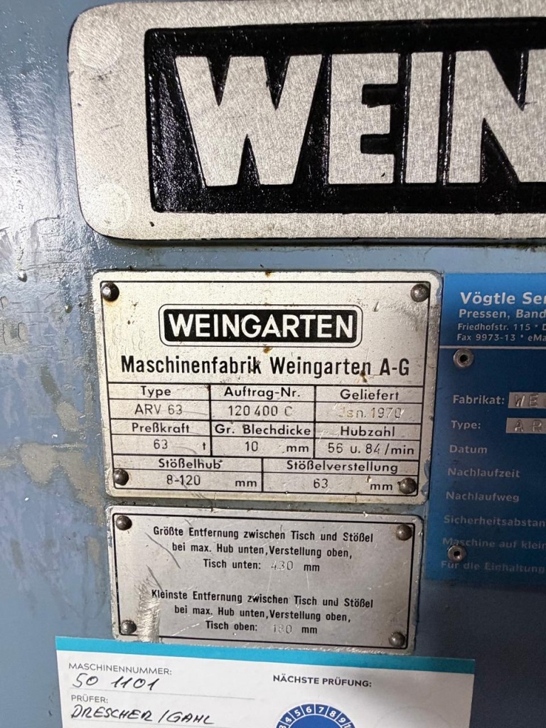 Eccentric Press 63 tons - Image 9