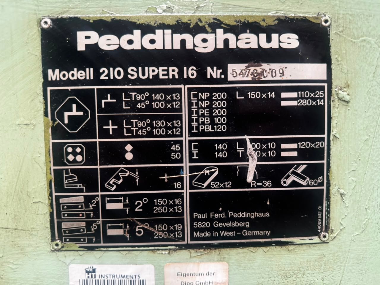 Iron Worker Peddinghaus 90 Tons - Image 7