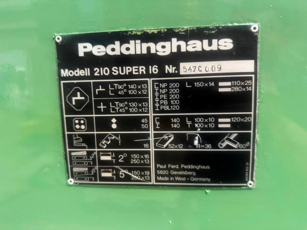 Iron Worker Peddinghaus 90 Tons - Image 25