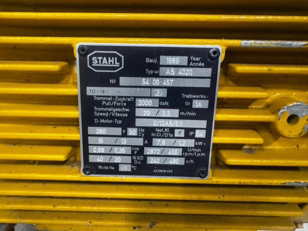 Crane Hoist STAHL 4 Tons - Image 6