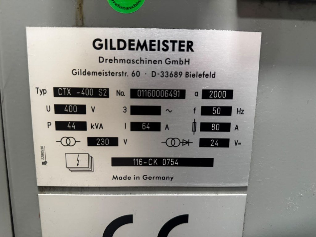 CNC Turnmill Center GILDEMEISTER CTX-400 S2 - Image 9